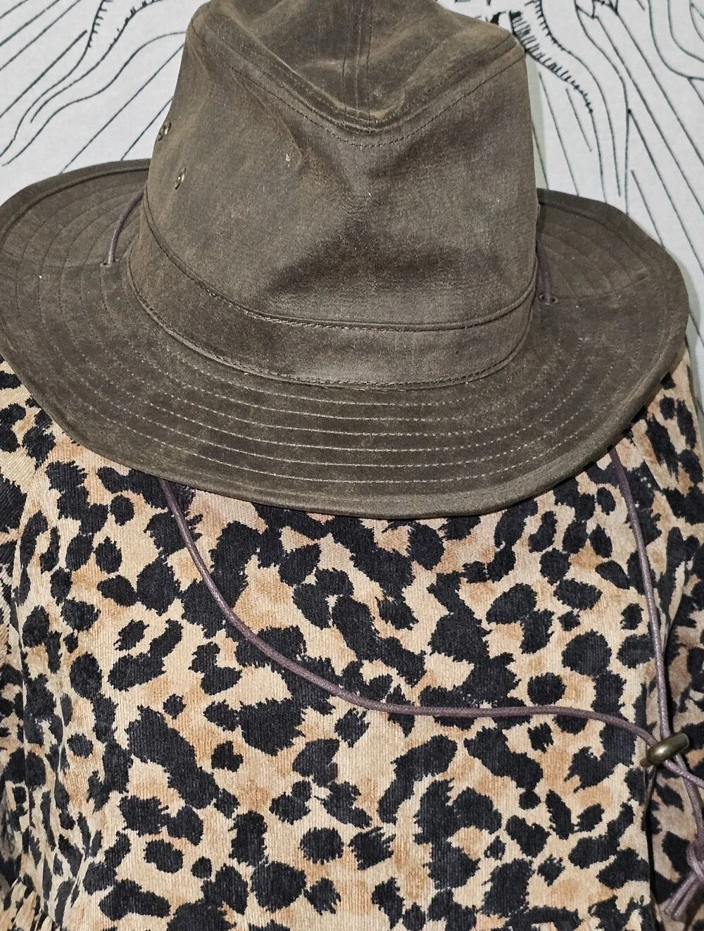 Irwin Brown Western Weathered Outback Hat by American Hat Makers Med 7-1/8